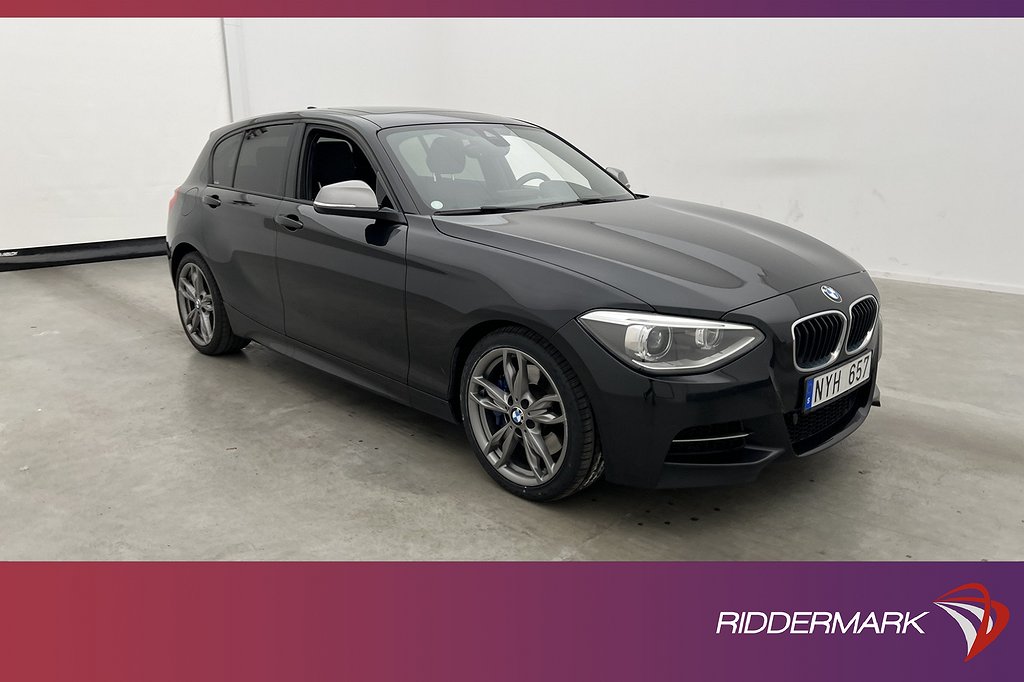 BMW M135i xDrive 320hk Navi H/K Taklucka Sensorer Värmare