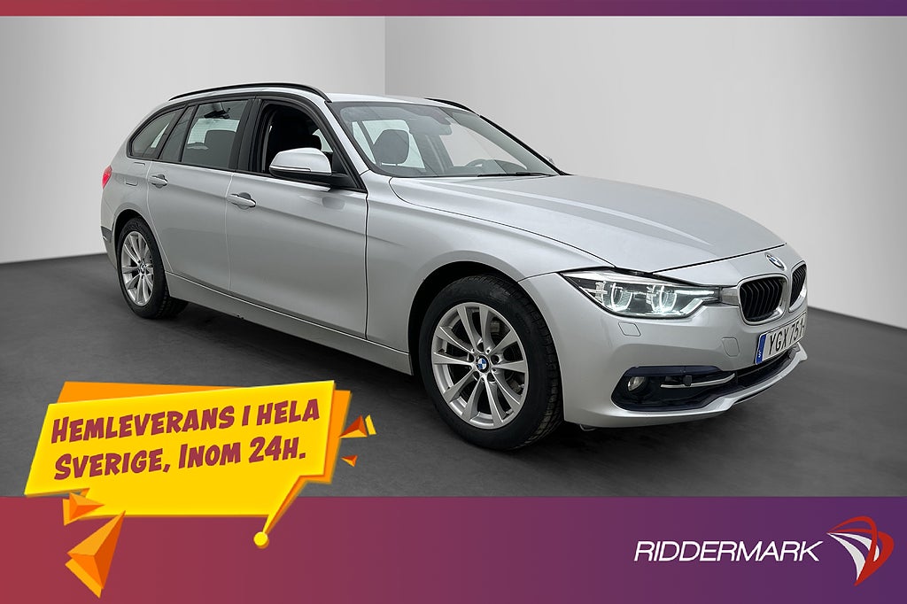 BMW 318D xDrive 150hk Sport line Värmare Drag Navi Rattvärme