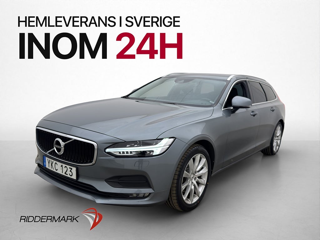 Volvo V90 D5 AWD 235hk Momentum Navi Värmare Drag VOC