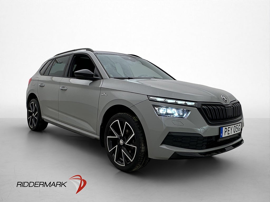 Skoda Kamiq 1.0 TSI 110hk Monte Carlo Pano B-Kamera Drag