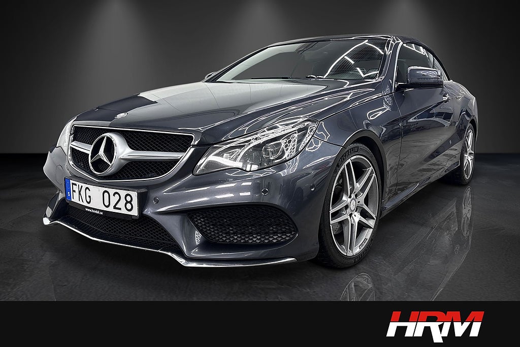 Mercedes-Benz E 250 Cab AMG Sport Navi Elstolar Skinn