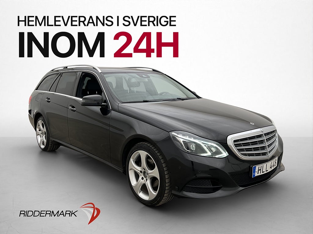 Mercedes-Benz E220 T 170hk Drag Sensorer Skinn Farthållare