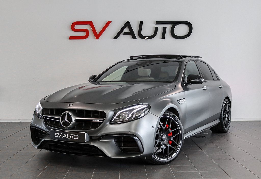 Mercedes-Benz AMG E 63 S 4M+ Burmester Pano HuD Sv-Såld 612hk