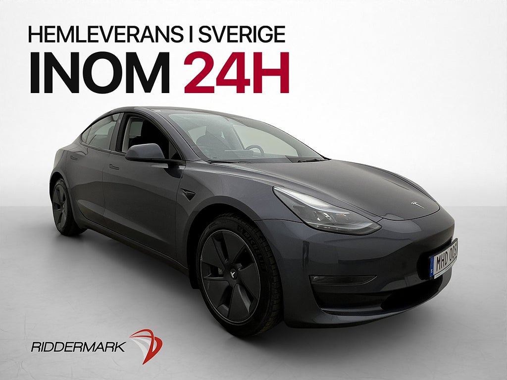 Tesla Model 3 Long Range AWD Pano Autopilot Kamera Sv-Såld