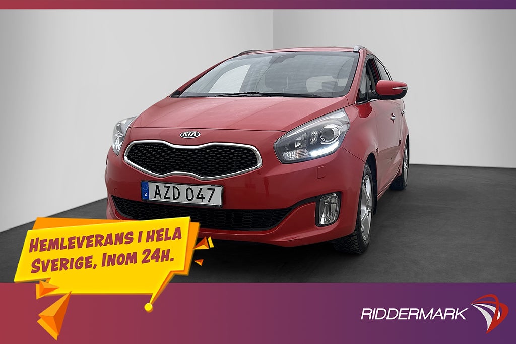 Kia Carens 1.7 CRDi 7-Sits Drag Sensorer Rattvärm En-Brukare