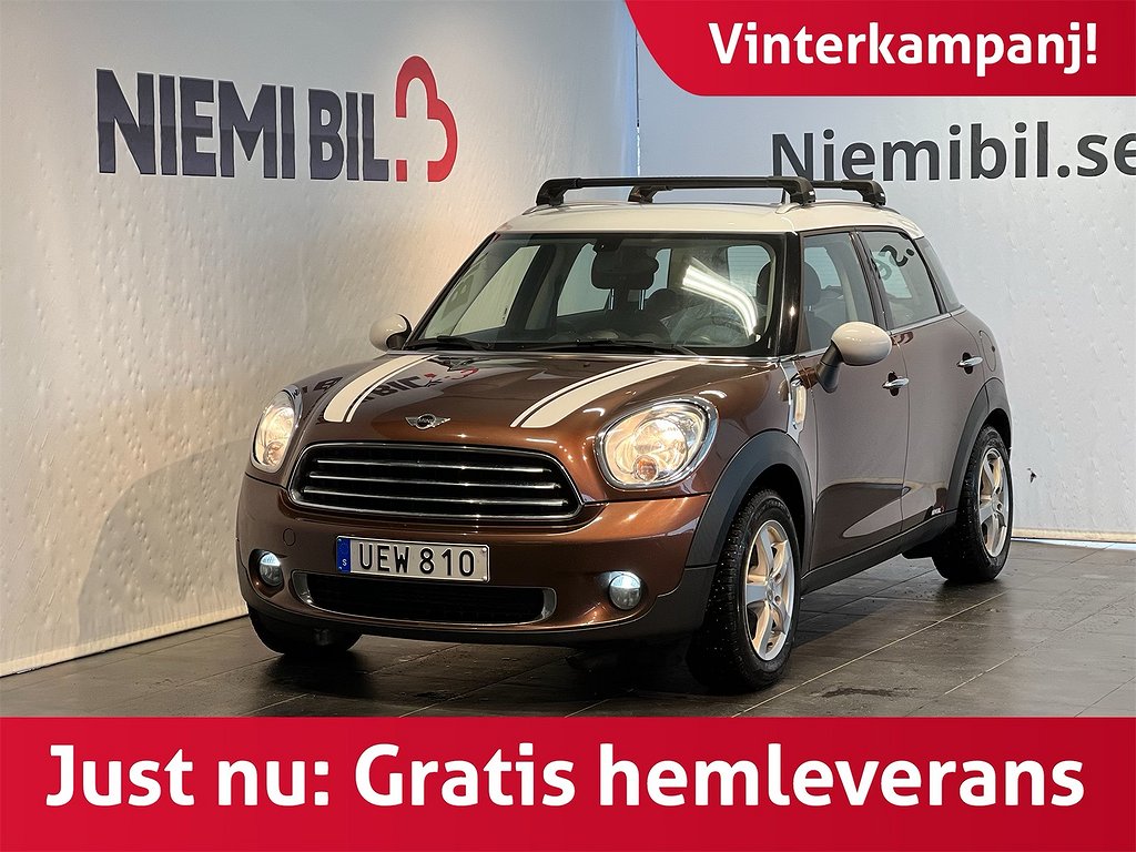 MINI Cooper D Countryman Chili 112hk S&V-hjul/P-sens
