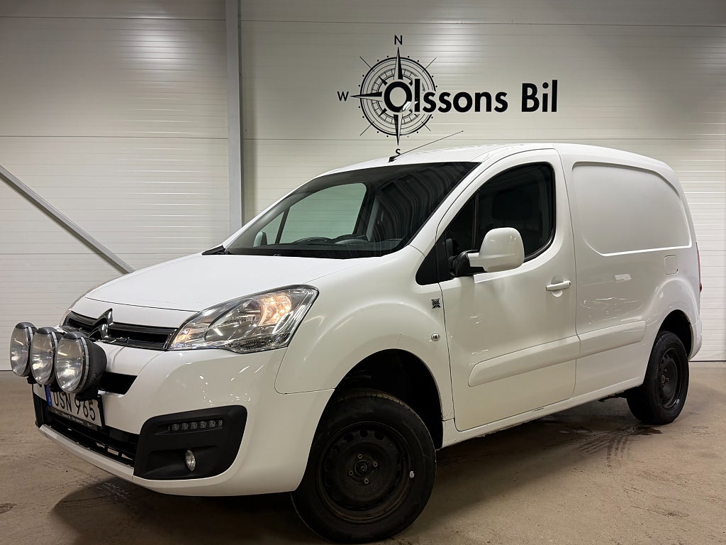 Citroen Berlingo Blue Hdi 100 Pro Pack 4x4 B-kam Drag Inredning 