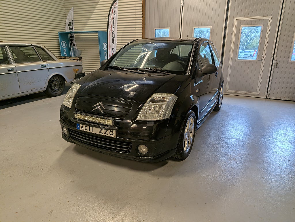 Citroën C2 1.4 VTR 73Hk Nybytt kamrem, Nybesiktigad