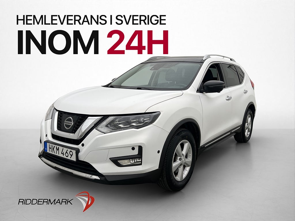 Nissan X-Trail 4x4 177hk Tekna 7-Sits Pano 360° Skinn Drag