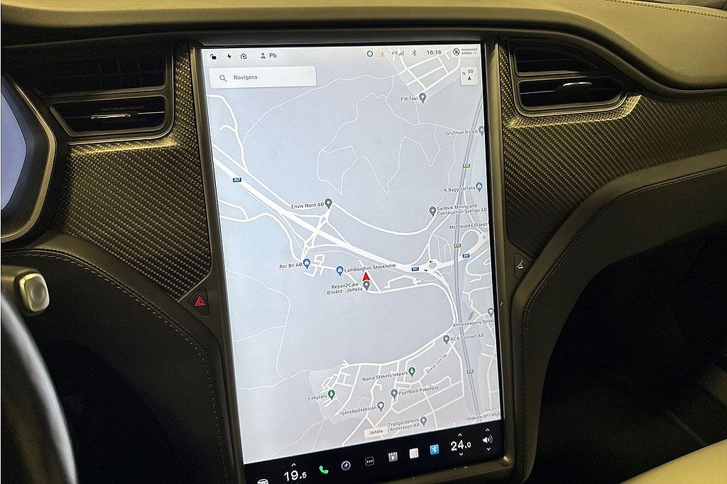 Tesla Model S 100D, Autopilot, luftfjädring, Vit läder, fr 2,95%