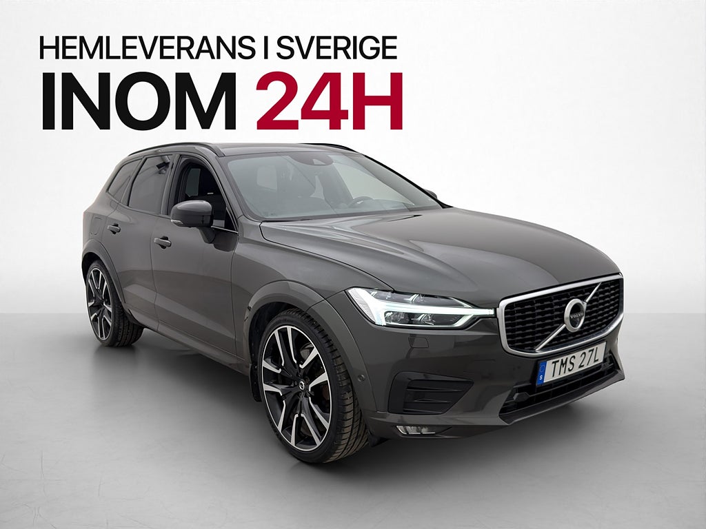 Volvo XC60 B5 235hk AWD R-Design B&W Värm Pano HUD 360° Drag