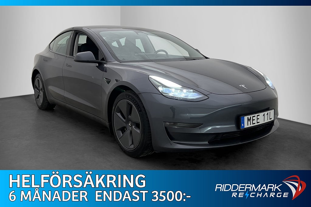 Tesla Model 3 Long Range AWD En-brukare AP Svensksåld