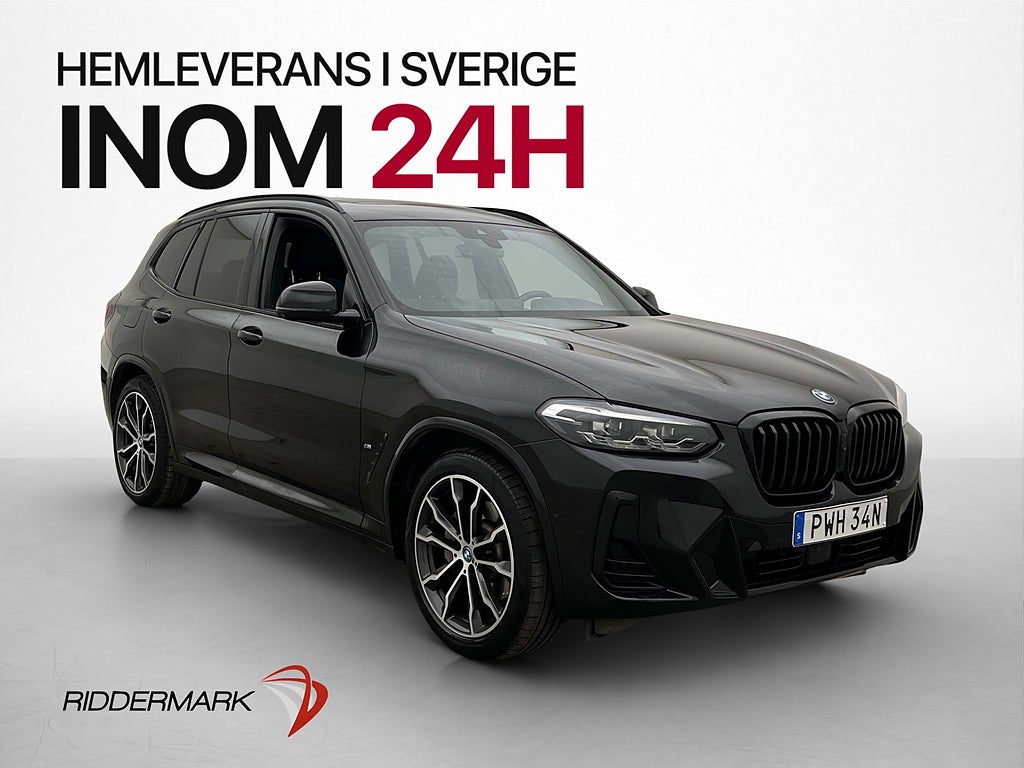 BMW X3 xDrive30e 292hk M Sport Pano H/K MOMS 360° Skinn Drag