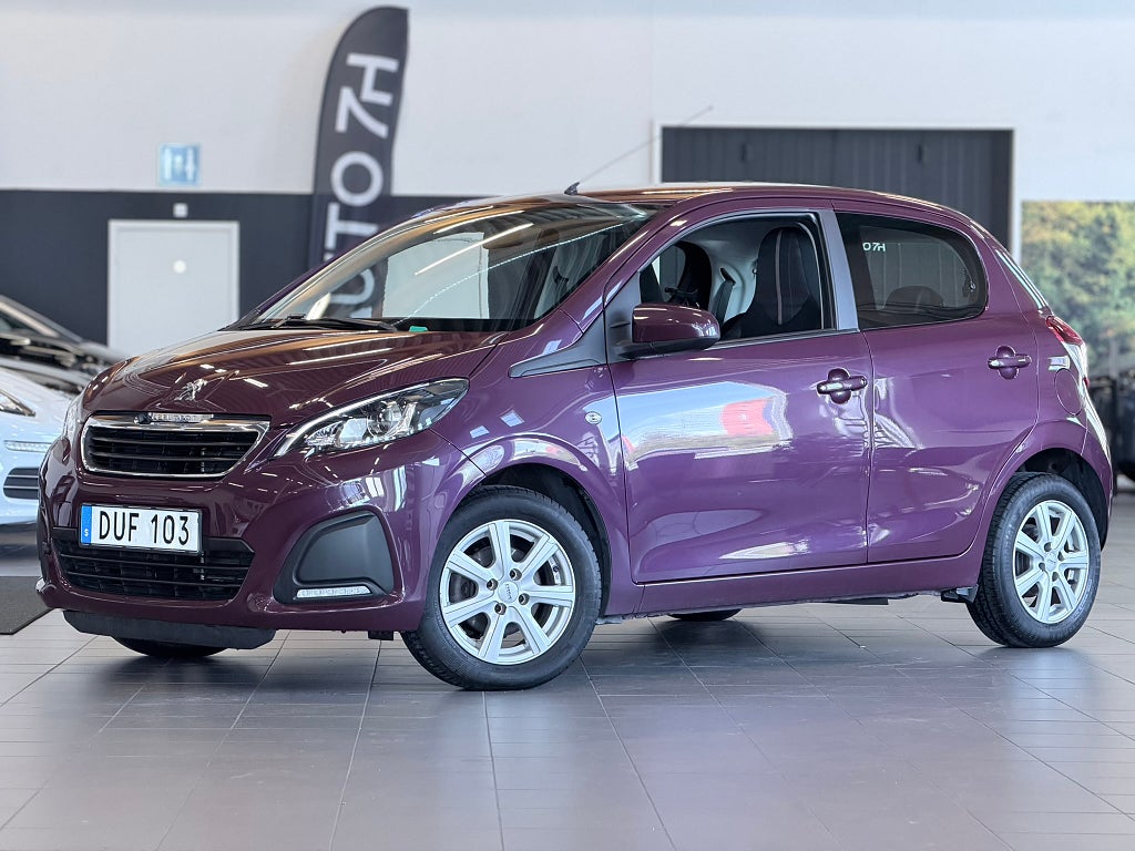 Peugeot 108 5-dörrar 1.0/Automat/Låga mil/Motor- & Coupevärmare