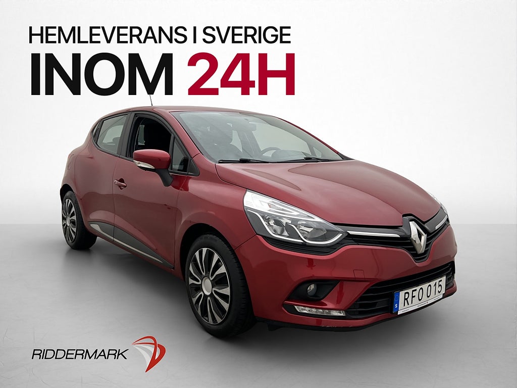 Renault Clio 0.9 TCe 90hk Zen Sensorer Navi Farthållare