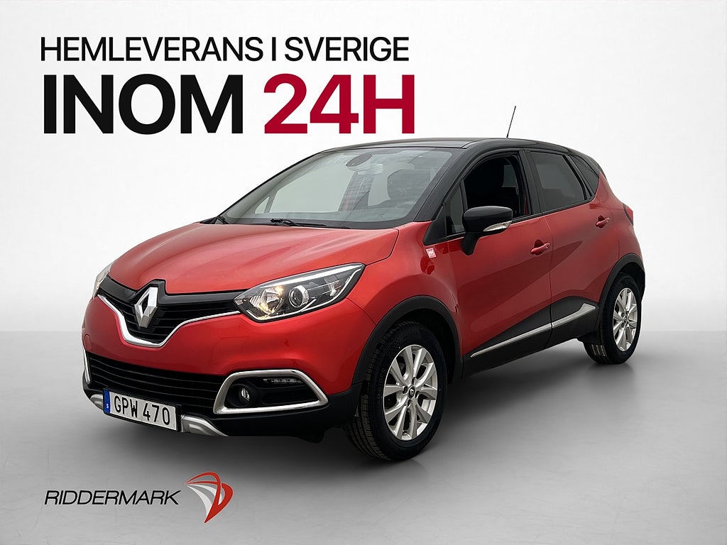 Renault Captur 0.9 TCe 90hk Dynamique Navi Sensorer H-Skinn