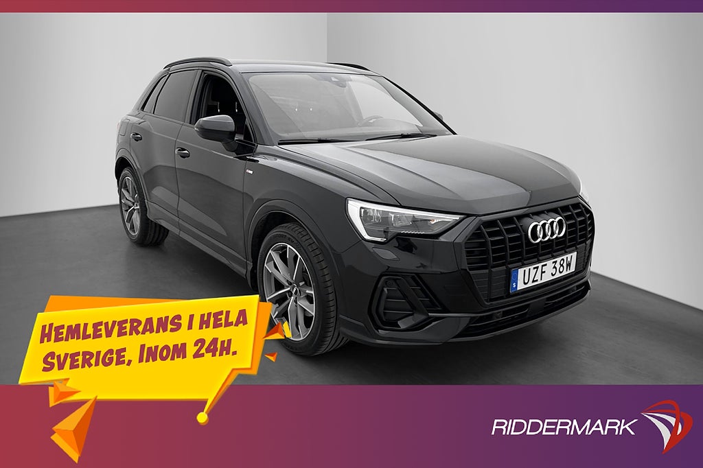 Audi Q3 35 TFSI 150 S-Line Cockpit Värmare Dragkrok Carplay