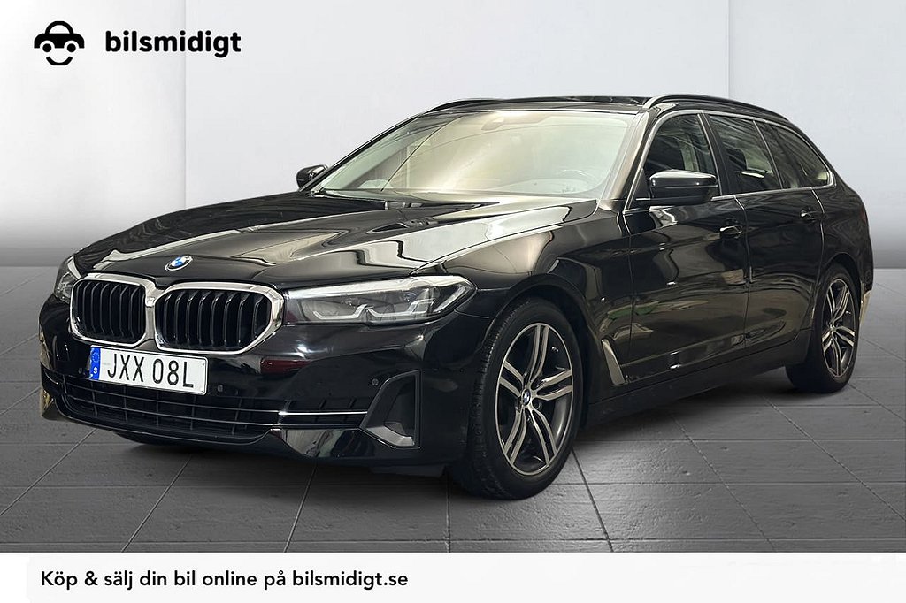 BMW 520 d Touring Drag Navi B-Kam Rattvärme LED Moms 190hk