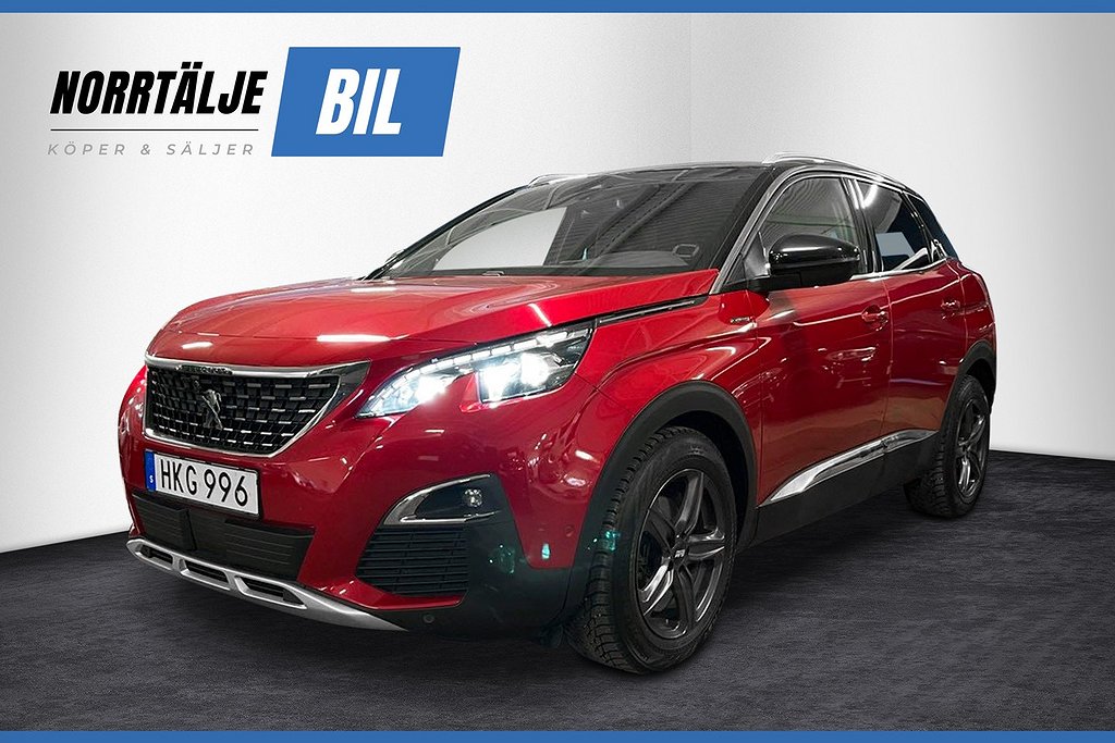 Peugeot 3008 1.6 165 HK GT-LINE 360-KAM PDC CARPLAY