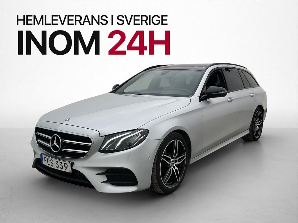 Mercedes-Benz E 200 T d 150hk AMG Panorama Burmester Wide