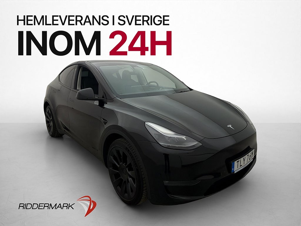 Tesla Model Y Long Range AWD Dragkrok Pano Autopilot MOMS
