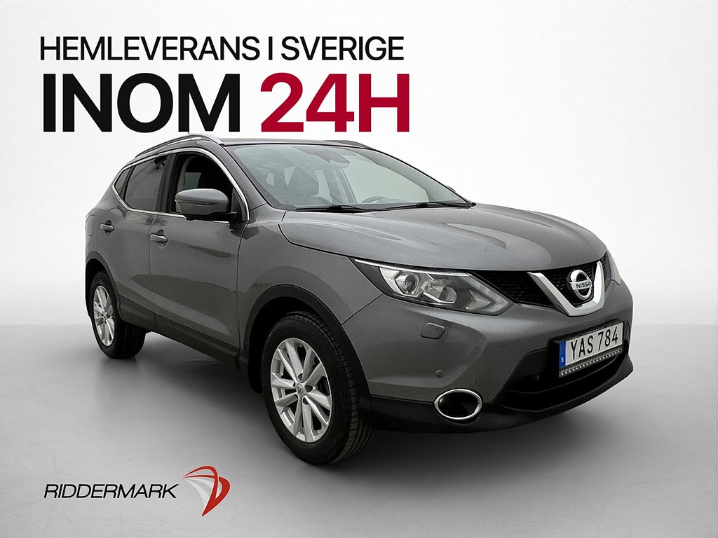 Nissan Qashqai 110hk Tekna 360° Navi Lane-Assist Välservad