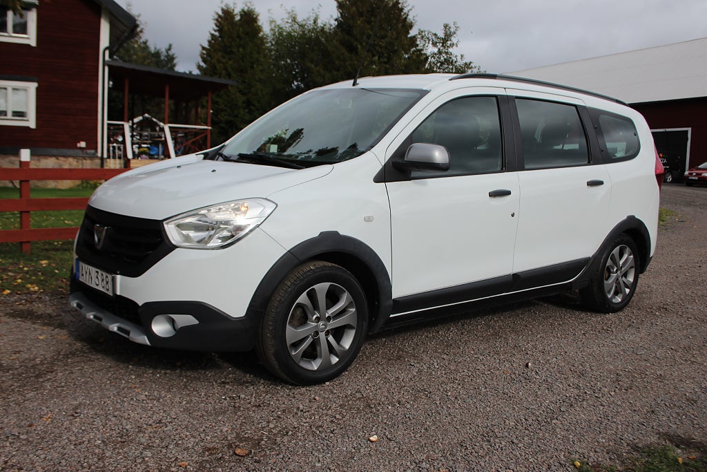 Dacia Lodgy Stepway 1.2 TCe Euro 6*nybesik*finans*gårbra