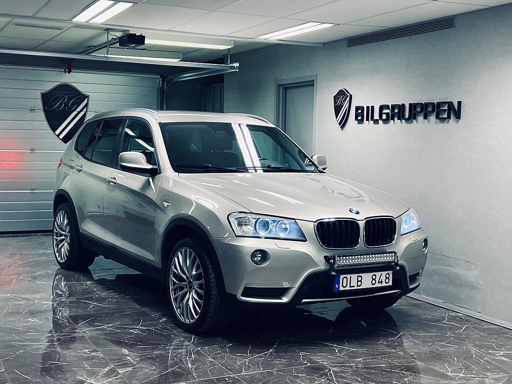 BMW X3 xDrive20d Steptronic|Drag|Motorvärmare|B-kamera|Navi|