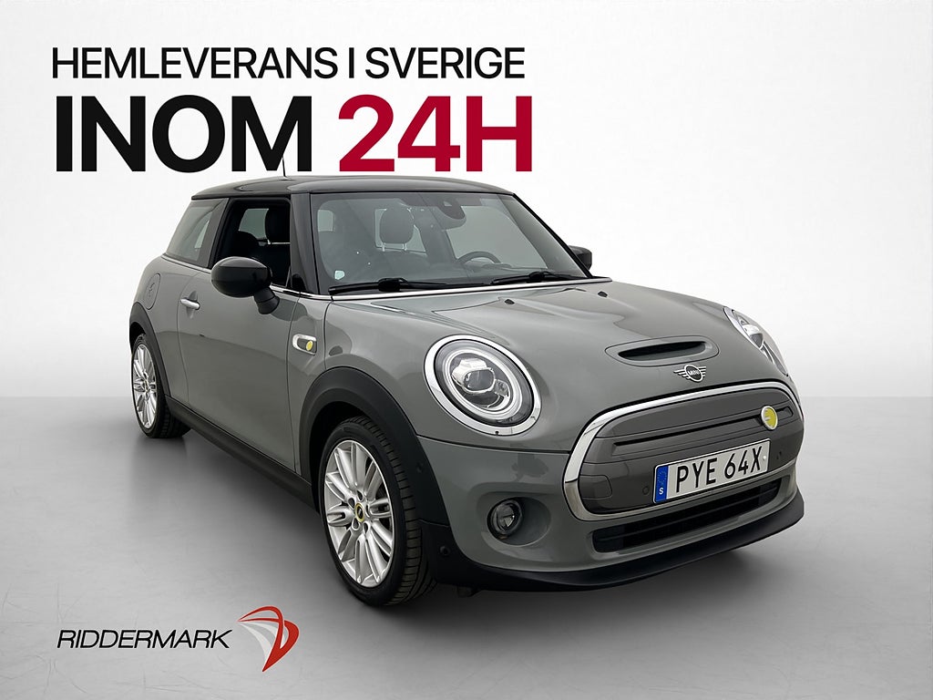 MINI Cooper SE 184hk Pano Kamera Navi H/K HuD 360:- skatt