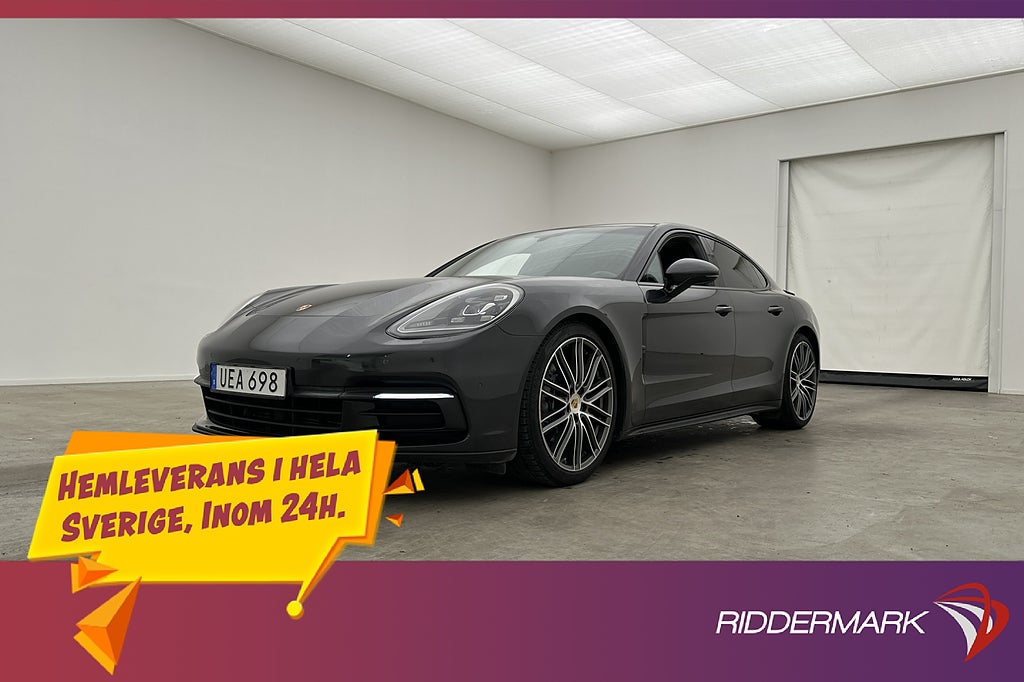 Porsche Panamera 4 PDK 330hk PASM Värm Luft Pano BOSE Kamera