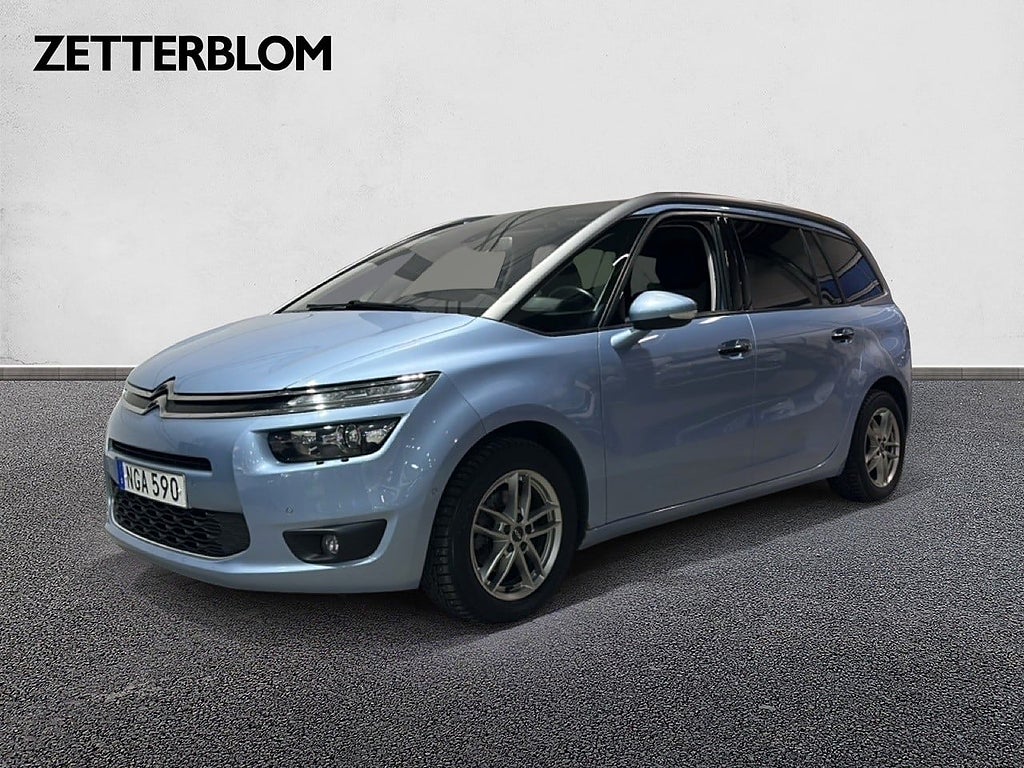 Citroën Grand C4 Picasso 1.6 BlueHDi EAT 120hk 7-sits dragkrok inkl vinterhj