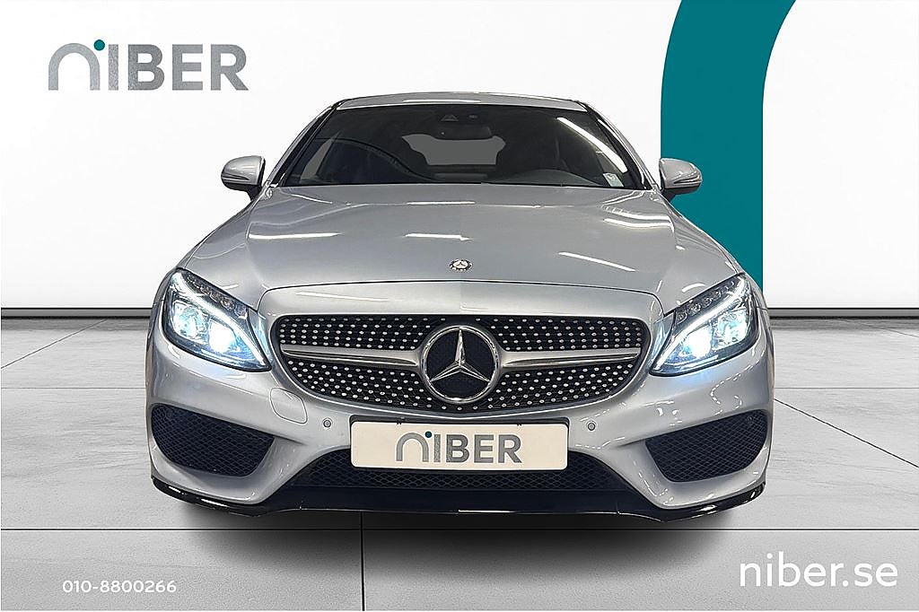 Mercedes-Benz C 220 d Coupé 9G, AMG, Värmare, Burmeister