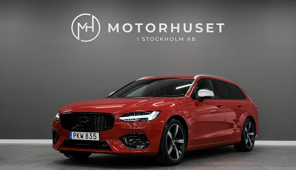 Volvo V90 D4 190hk R-Design Cockpit Adaptive Värme Euro 6 Max Ut