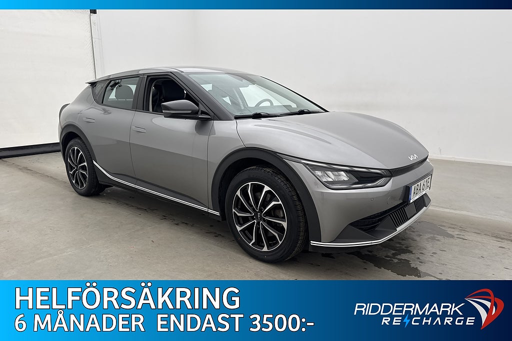 Kia EV6 77.4 kWh 228hk Moms B-Kamera Navi 1 Brukare Carplay