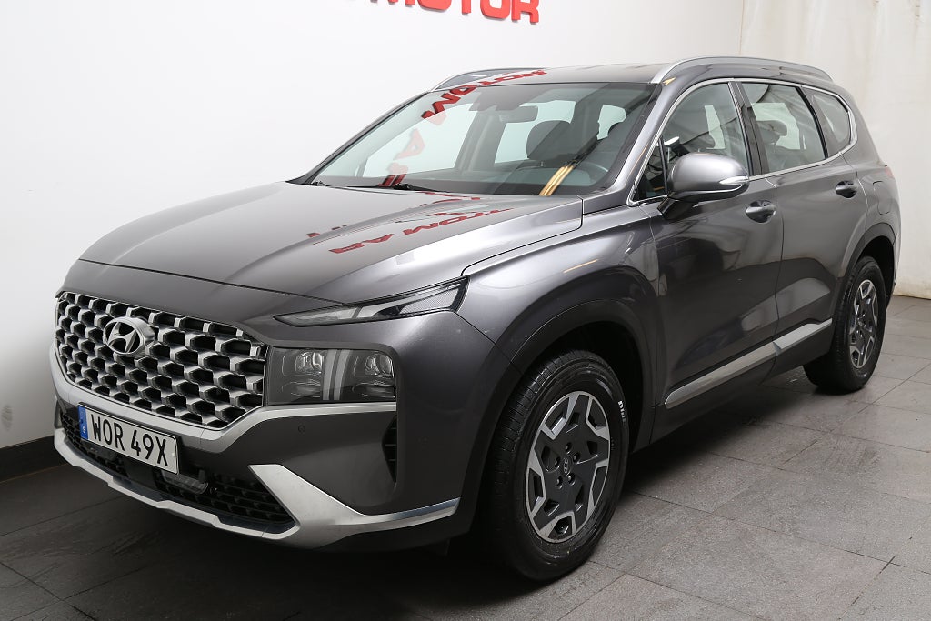 Hyundai Santa Fe 1,6 HEV Hybrid 230HK Aut 4WD 7-sits Motorv Dragkrok