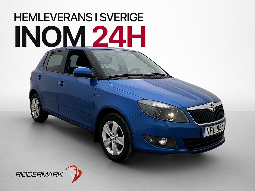 Skoda Fabia 1.2 TSI 86hk Ambition P-Sensorer 2-Brukare