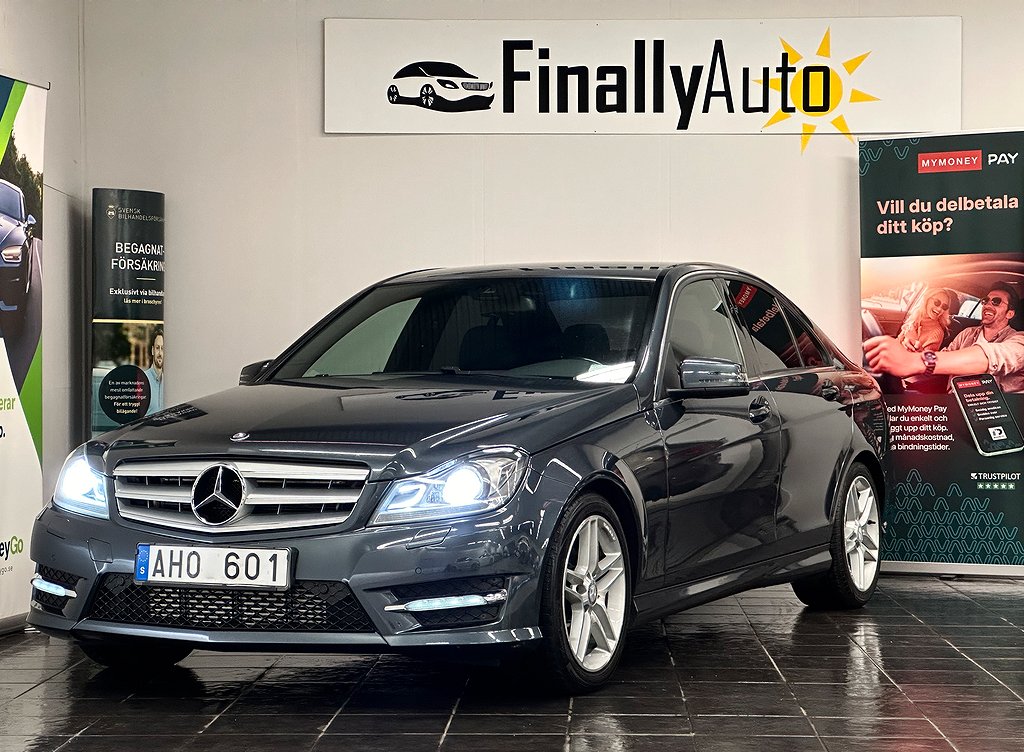 Mercedes-Benz C 180 7G-Tronic Plus AMG Sport, NYBESIKTIGAD & NYSERVAD