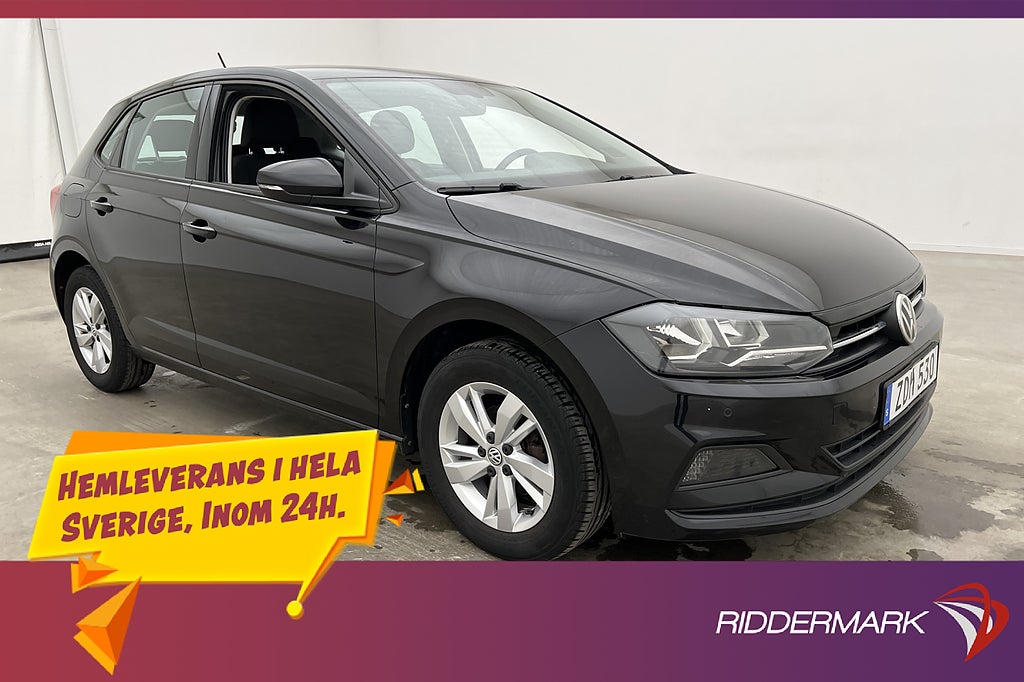Volkswagen Polo 1.0 TSI 1 Brukare P-Sensorer AC Bluetooth