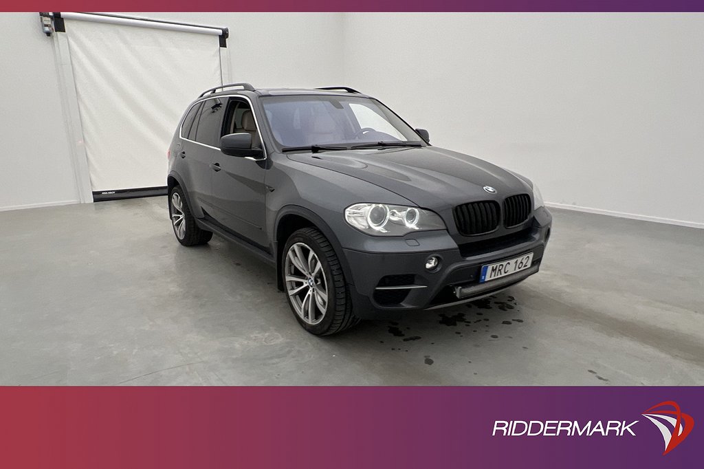 BMW X5 xDrive40d 306hk Värmare Navi Top-View Kamera Drag