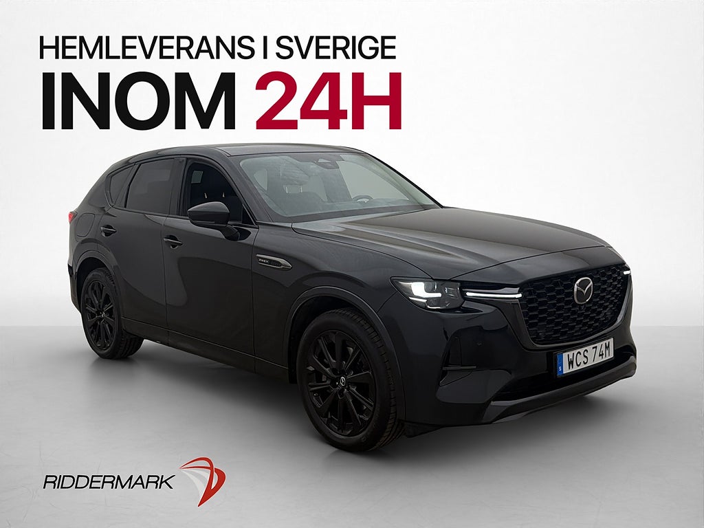 Mazda CX-60 PHEV 327hk AWD MOMS Pano HUD 360° Skinn Navi