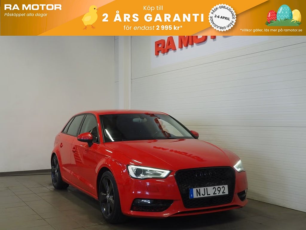 Audi A3 SB TDI 150hk S-Tronic | Adaptiv farth | Side Assist | 2014