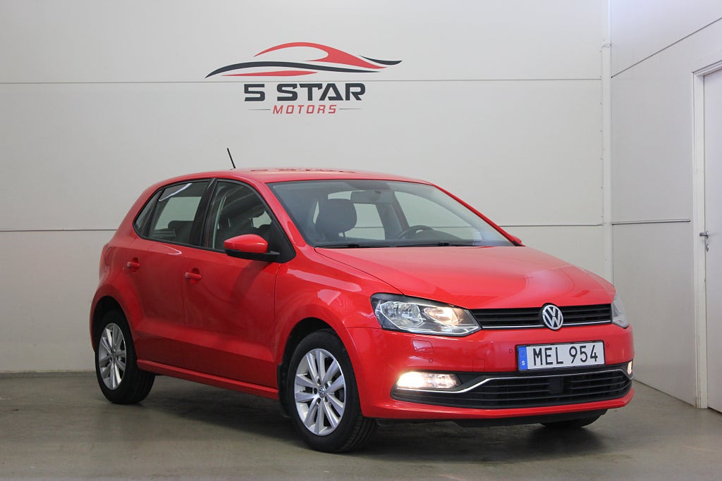 Volkswagen Polo 5-dörrar 1.2 TSI Euro 6 Bluetooth | P-sesnor