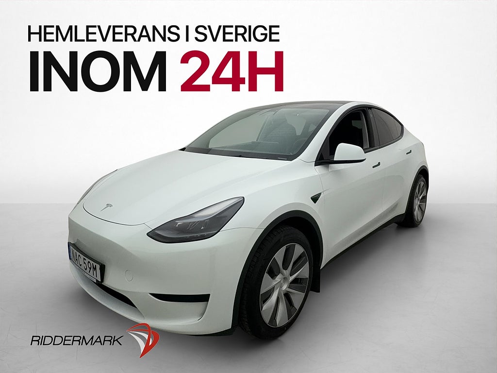 Tesla Model Y Standard Range 299hk Autopilot Dragkrok MOMS