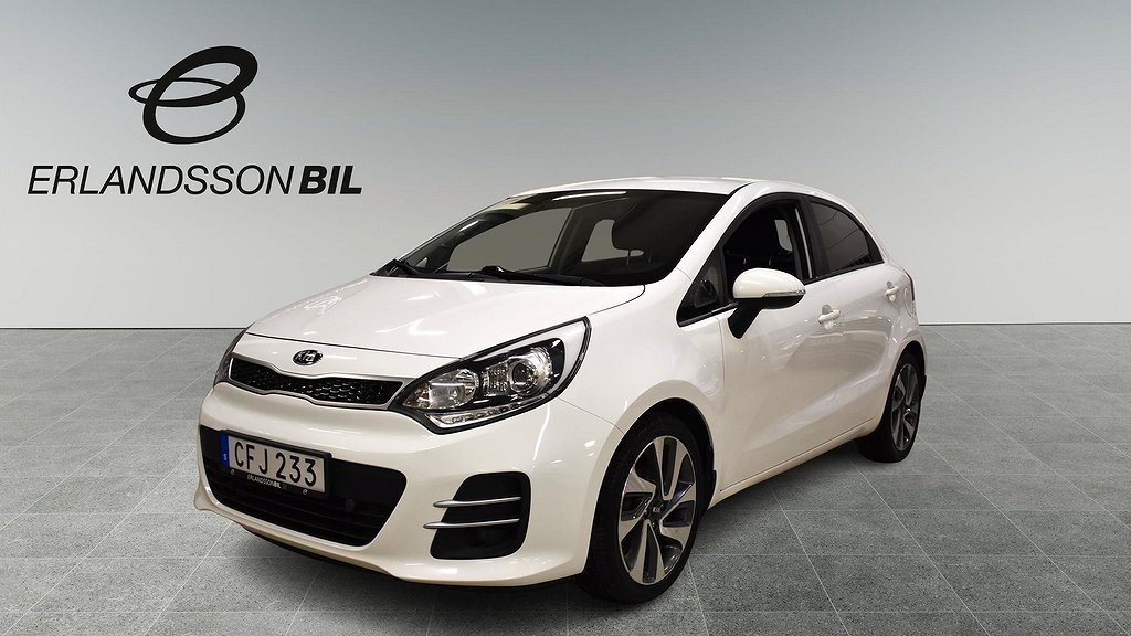 Kia Rio 5-dörrar 1.2 CVVT GLS NYSERVAD BACKKAMERA RATTVÄRME