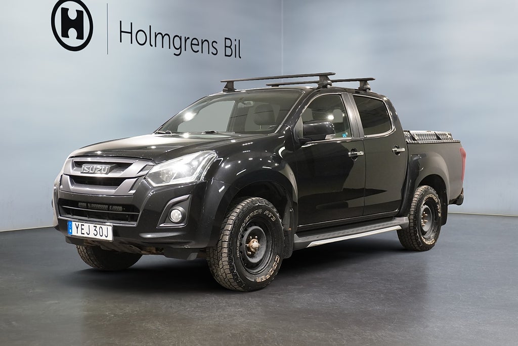 Isuzu D-Max Crew Cab 1.9 4WD Aut Drag Kamera Värmare | Ränta 2,99%