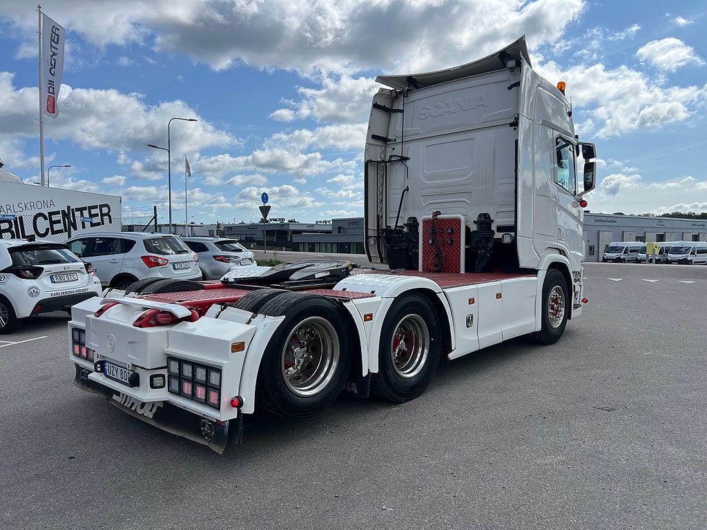 Scania R500 6x2 Dragbil Retarder, Klädd hytt, Full Boggie