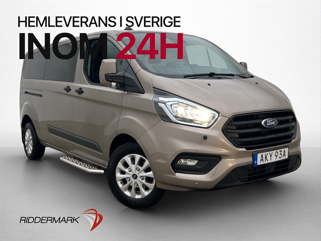 Ford Transit Custom Kombi Lång Värm Drag B-Kam 8-Sit CARPLAY