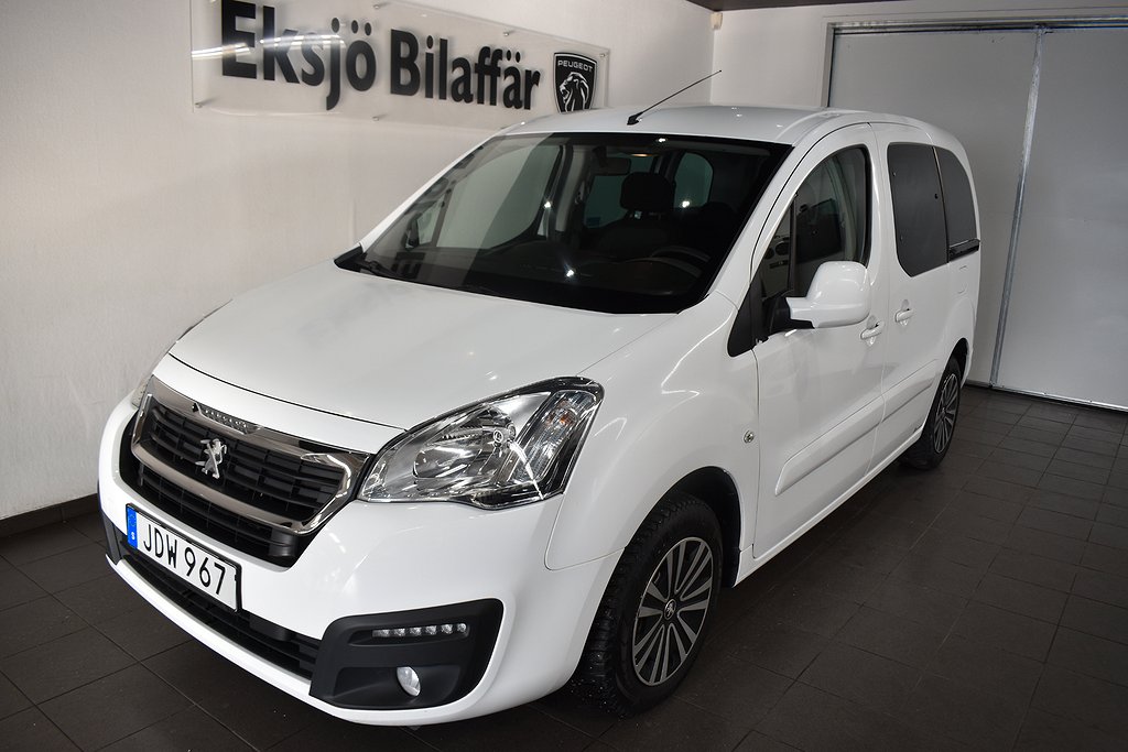 Peugeot partner tepee 1.6 BlueHDi 100hk 5 Sits *Drag* Euro 6