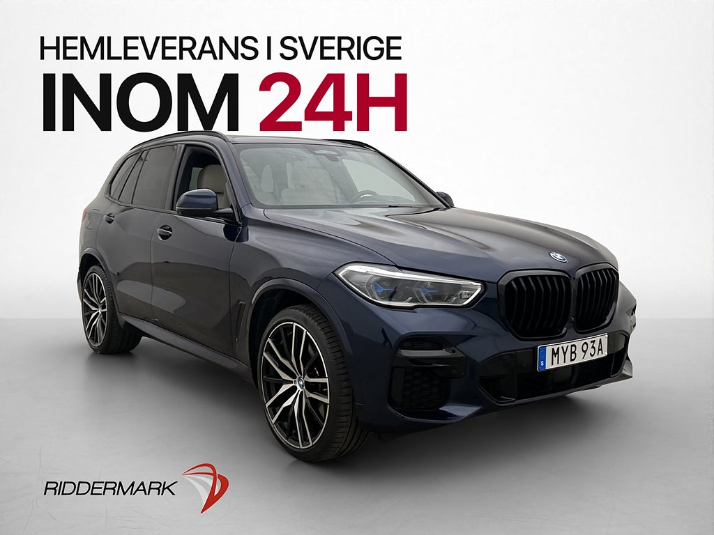 BMW X5 xDrive45e iPerformance M-Sport B&W HuD Luftfjäd.