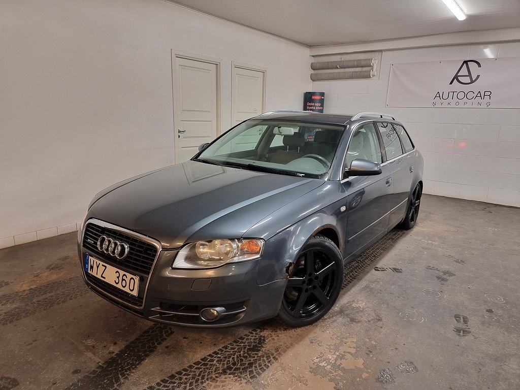 Audi A4 Avant 1.8 T quattro Comfort Kamem bytt.